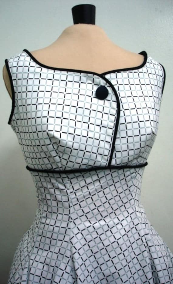 A 50s rockability cocktail dress in quality cotton