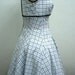 A 50s rockability cocktail dress in quality cotton