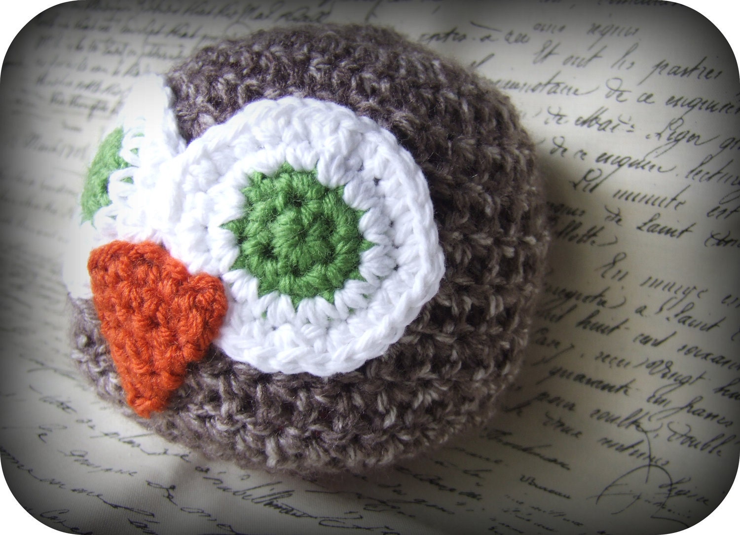 Crochet Baby Owl Hat 0-3 and 3-6 months