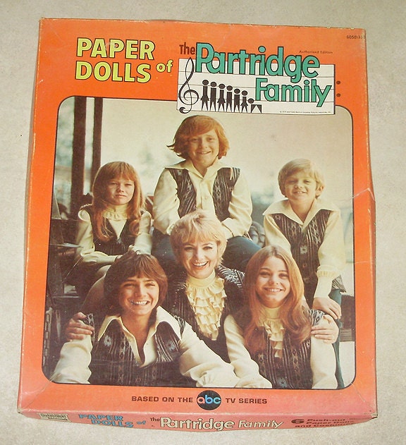 Partridge Family Paper Dolls Vintage