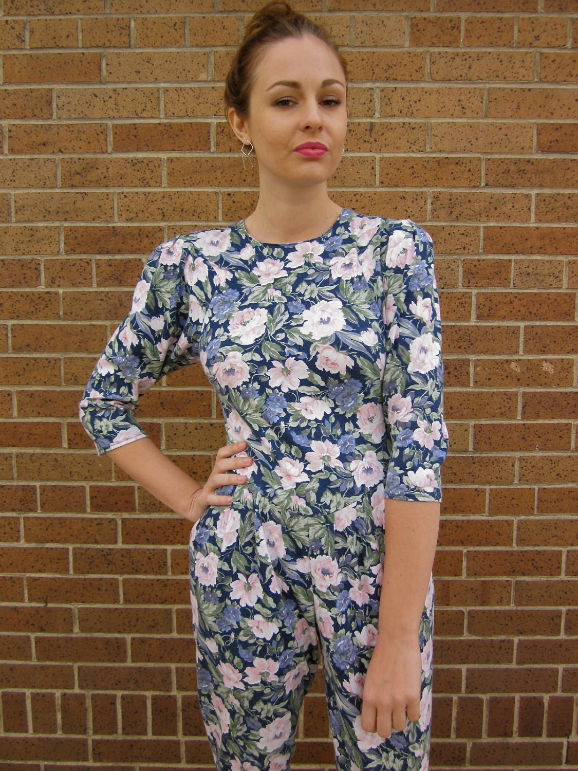 Floral romper jumpsuit