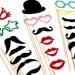 Photo Booth Props - 20 Piece Sweet Heart Set - Wedding Party - Birthday