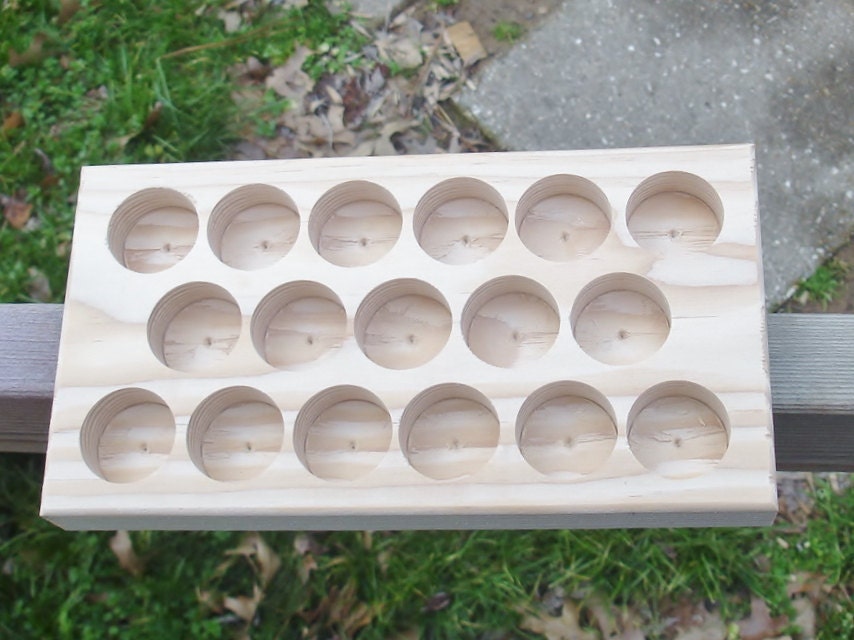 Sale - Natural Wood - Supplies Organizer - Paint - Beads - Buttons - Paper Clips - Stick Pins - Supply - Holder - Tray