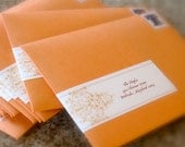 Printable Address Labels -- 100 Wrap Around -- pompdesigns