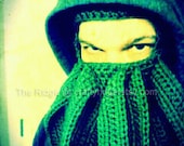 Cthulhu Ski Mask - Men's - Women's - Children's - Costume - Made to Order