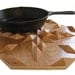 Oak wood table centerpiece, hot pad, wall art, or trivet.