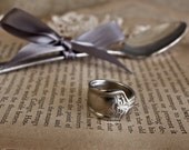 silver spoon ring by tangs and tines