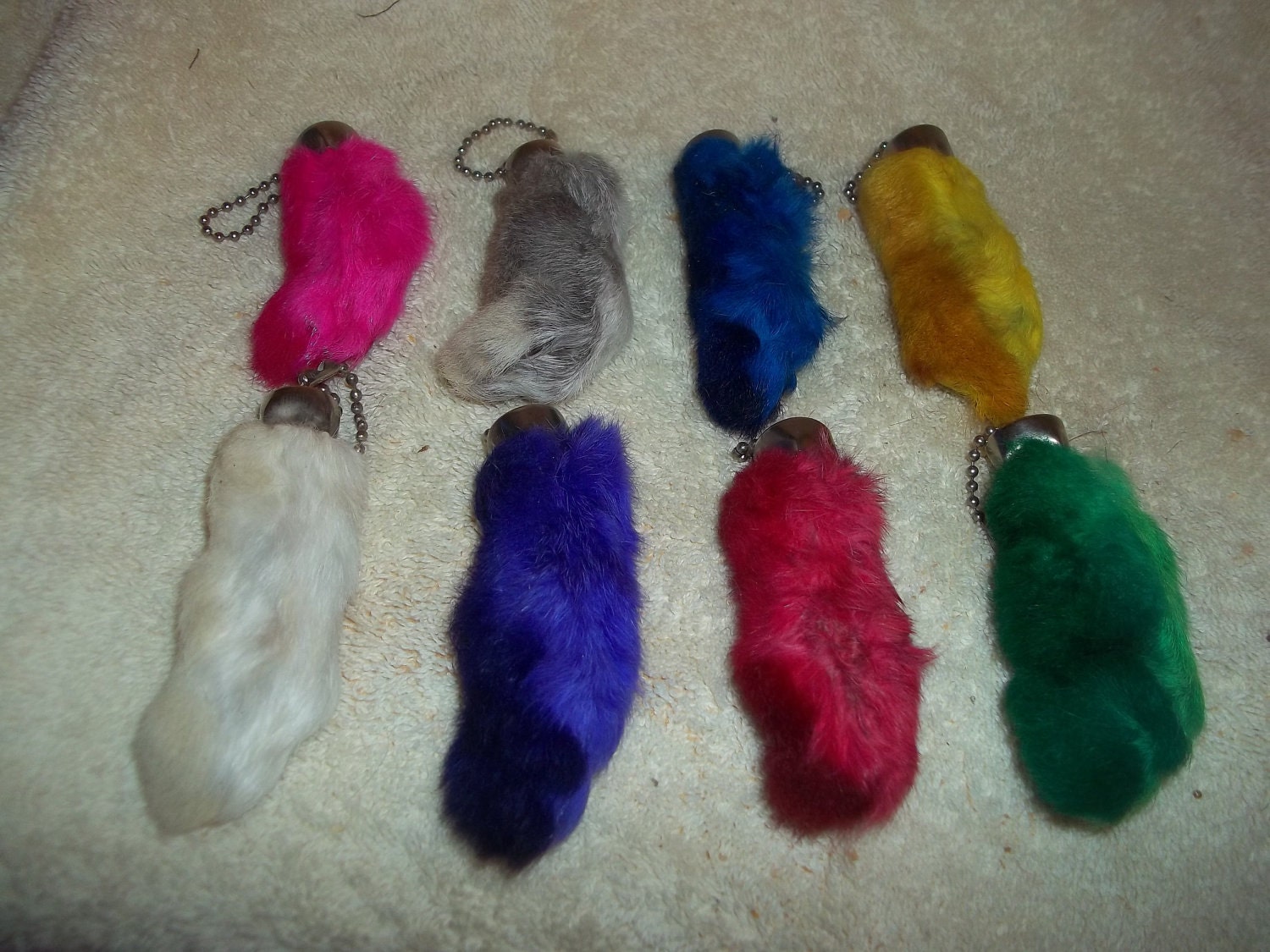 Good Luck "Rabbit's Foot" real animal fur parts