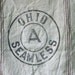 Feed Sack Logo is OHIO SEAMLESS heavy canvas brown strips