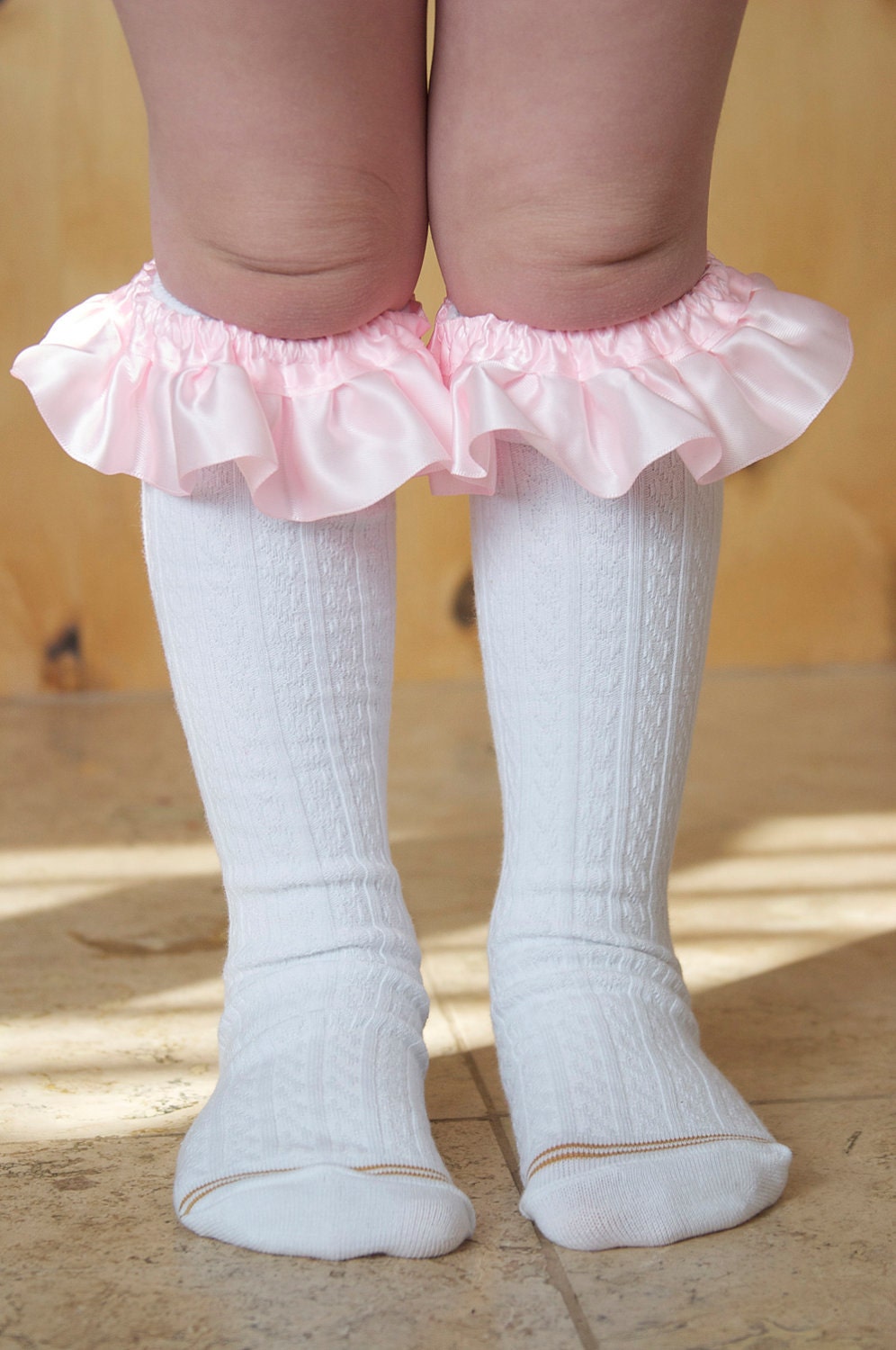 white knee high uniform socks