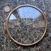 Big Vintage wall clock glass.