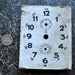 Antique cardboard alarm clock dial,face.Junghans.