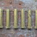 Lot of 6 Vintage brass connectors,decors.