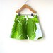 Girls Size 5 Marimekko Skirt- Green Flowers and Leaves