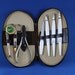 Vintage Manicure Set in Leather Case Unused