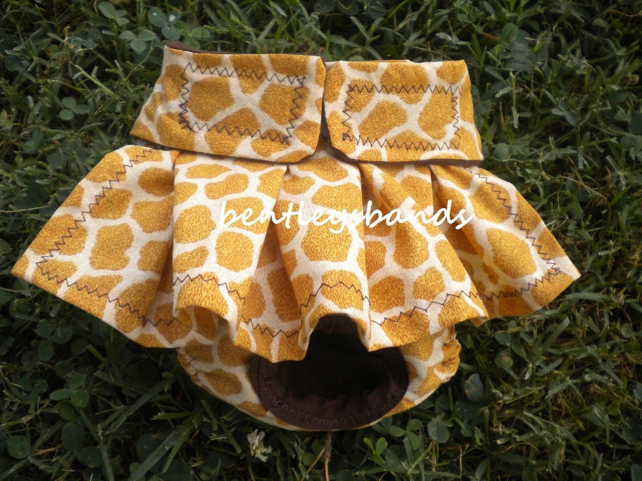 1 Small Animal print dog diaper in season diaper panty R2S