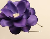 Purple Flower Girl headband Purple Bridesmaid Headband