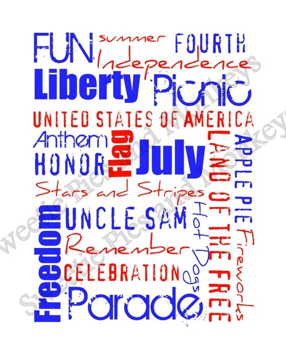 Fourth of July / Patriotic / Summer Subway art