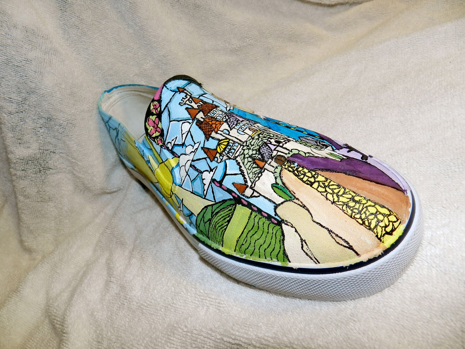 Beauty and the Beast custom made shoes