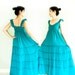 Romantic Maxi Dress in Turquoise