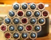 OOAK Hex Nut Belt Buckle with bling