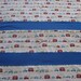 Truck Fleece Travel Blanket, Blue and White Boys Blankets, Red Fleece Blankets, Boys Cars Blanket sets, perfect for daycare, ready to ship