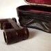 German opera glasses, field glasses, with leather case from 1920s, by Emil Busch - multinett