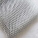 1 metre of Millinery Veiling in Metallic Silver