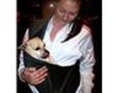PET SLING pouch carrier  Blackl   free lease clip pivk size xxs-4xl