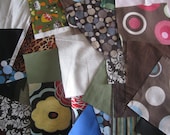 Fabric scraps pieces for quilting sewing doll clothes crafts and many other projects 40