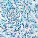 Sale - Buy 2 Get 1 Free - Ocean of Universe - Large Art Print Poster - 19x36  - Open Edition - abstract