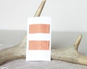 Nectarine Chevron Hair Clips.  Girls Hair Accessory. Children Fashion. Geometric. Toddler Girl. Orange Crush. Easter Basket