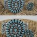 Reserved....Vintage Sterling Silver and Turquoise Cuff Bracelet and Matching Ring (Size 8.5) by Navajo Nation Artisans circa late 1960s