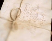 Custom Calligraphy Love Letter - Hand Lettered Custom Inscription of your Letter to a Loved one.