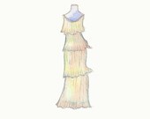Wedding Dress Painting - Petite painting