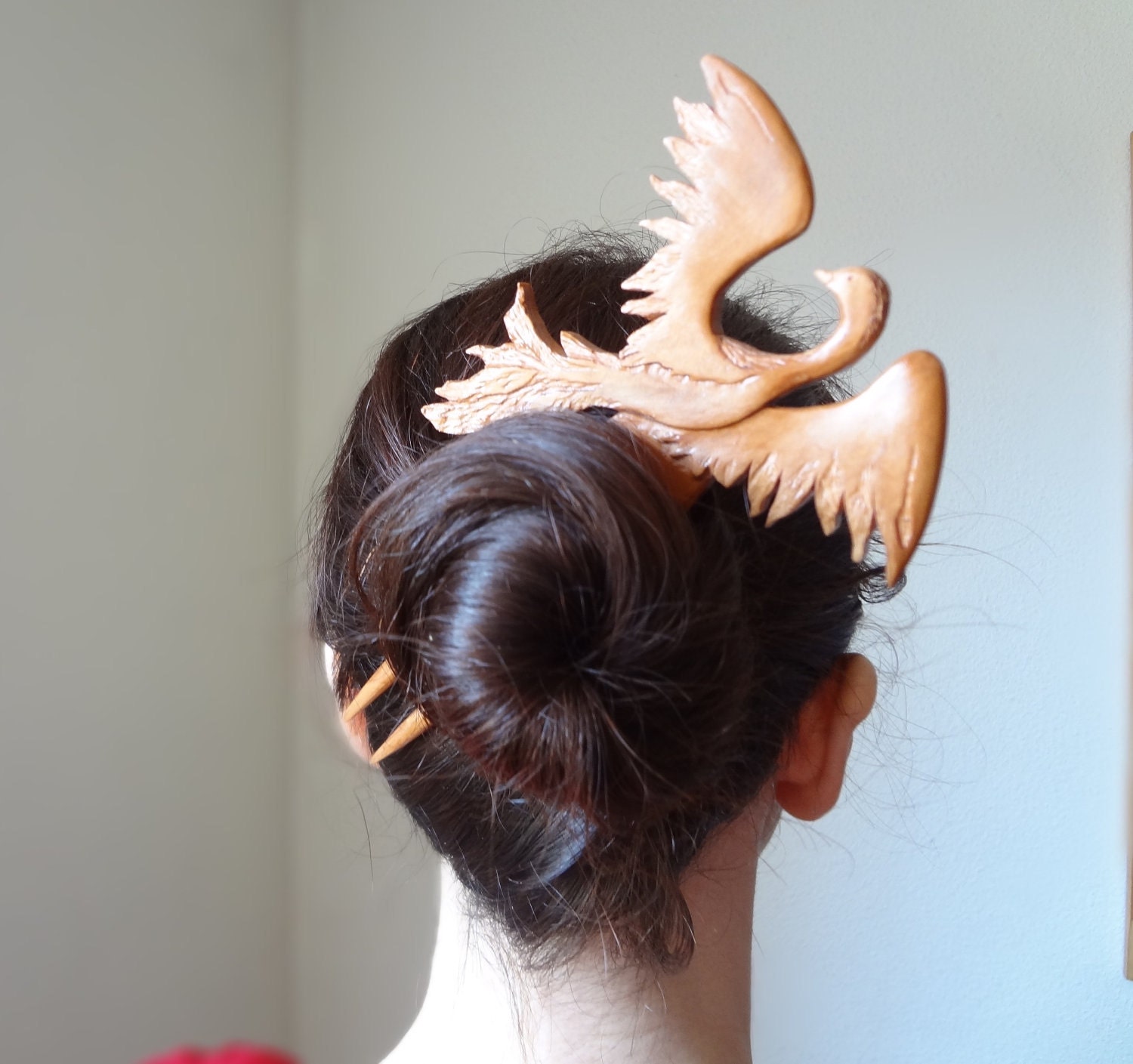 High fashion  phoenix hair fork