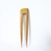 green heart wood modern hair fork