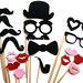 Photo Booth Props - The Sexy Collection - 18 piece set - Birthdays, Weddings, Parties - Photobooth Props