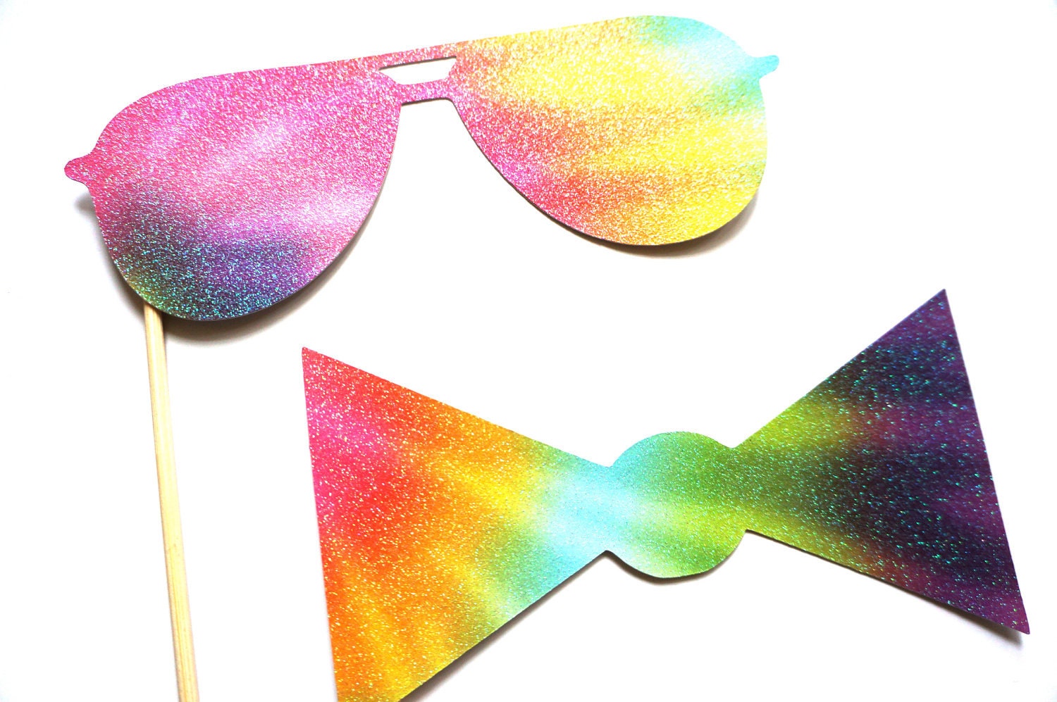 Photo Booth Props - The Totally 80s Collection - 14 piece prop set - Birthdays, Weddings, Parties - Photobooth Props
