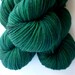 Sale 15% off - Hand Dyed Yarn - Superwash Merino Wool DK Yarn in Emerald Isle Colorway