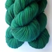 Sale 15% off - Hand Dyed Yarn - Superwash Merino Wool DK Yarn in Emerald Isle Colorway