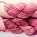 Merino Sock Yarn - Hand Dyed Superwash Merino 2-ply Fingering Weight Yarn in Cherry Blossom Colorway