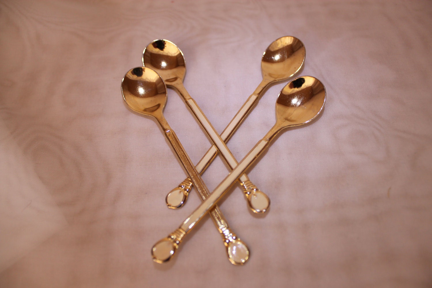 Demi spoons Small Gold plated Stainless Steel Made In Japan