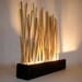 Bamboo mood lamp - Modern Japanese style tabletop LED accent lighting