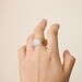 Gold Dipped Jade Ring / JR12