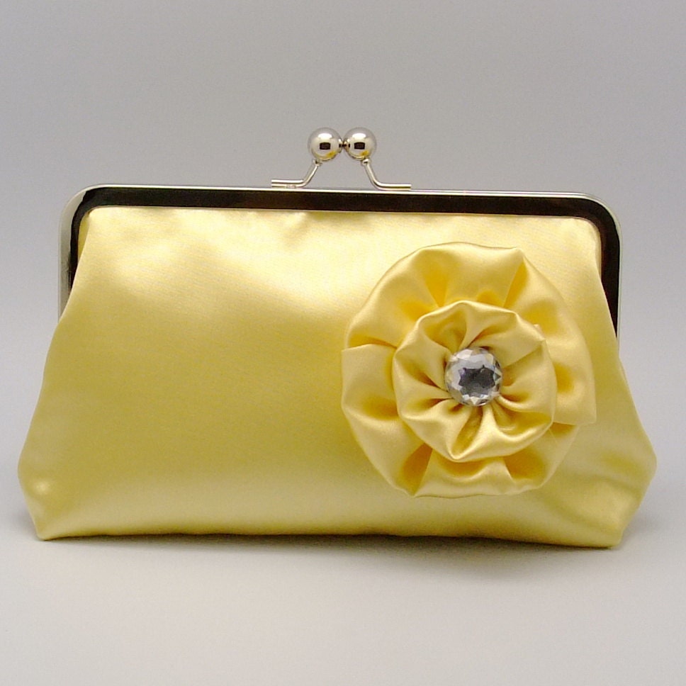 Yellow Clutch Purse