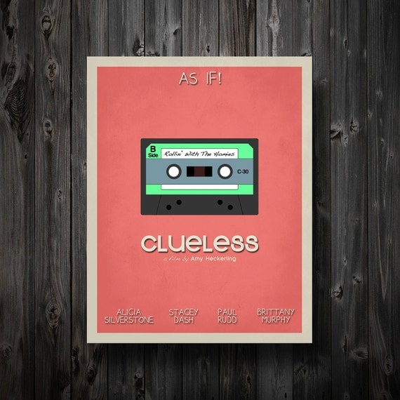 clueless movie film poster wall art