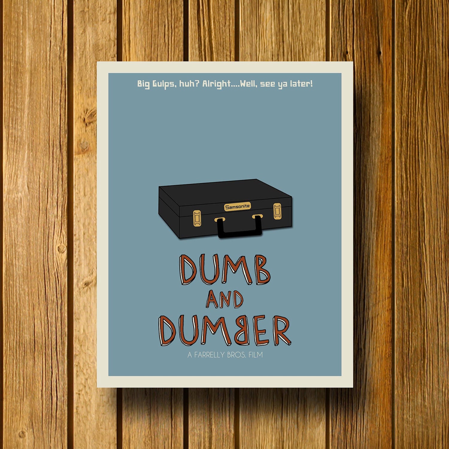 Dumb and Dumber poster from The Entropy Trading Company