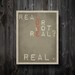Real or Not Real Hunger Games Inspired Poster 11" x 14"