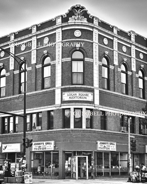 Items similar to Johnny's Grill, Logan Square Chicago photograph 16x20